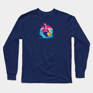 master of the pool, water polo v4 Long Sleeve T-Shirt